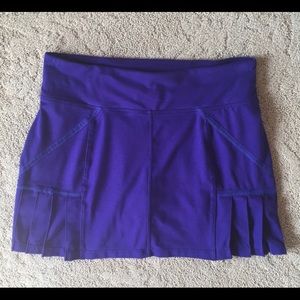 Athleta Warrior Pleated Athletic Tennis Skort